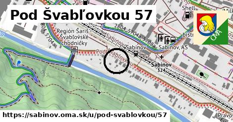 Pod Švabľovkou 57, Sabinov