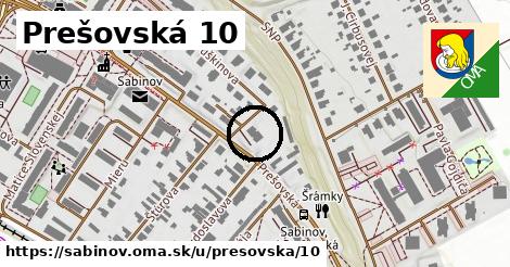 Prešovská 10, Sabinov