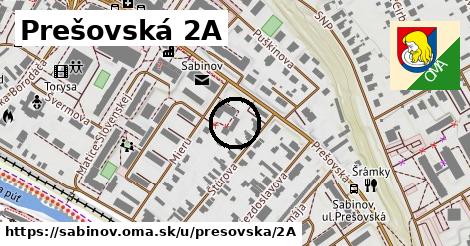 Prešovská 2A, Sabinov