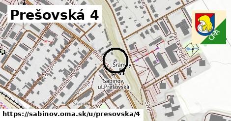 Prešovská 4, Sabinov