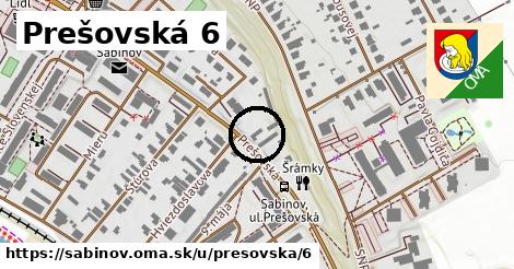 Prešovská 6, Sabinov