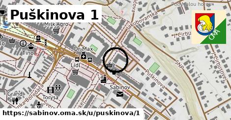 Puškinova 1, Sabinov