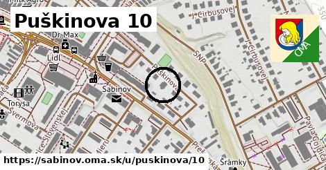 Puškinova 10, Sabinov