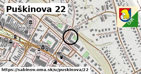 Puškinova 22, Sabinov