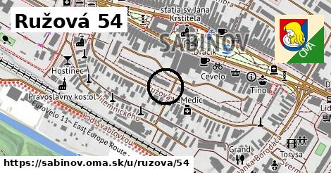 Ružová 54, Sabinov