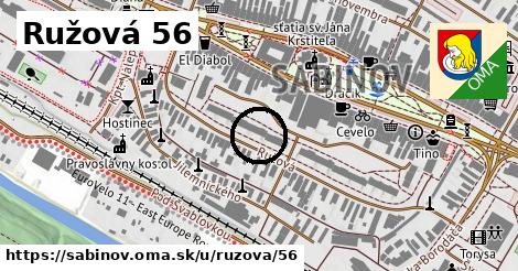 Ružová 56, Sabinov