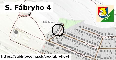S. Fábryho 4, Sabinov