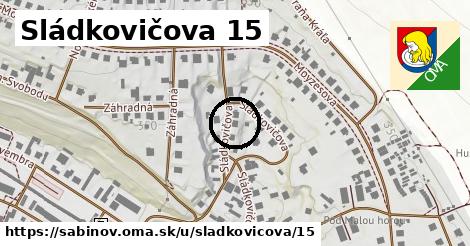 Sládkovičova 15, Sabinov