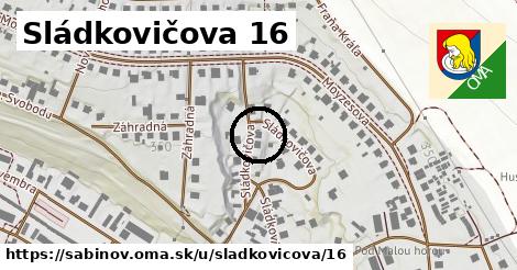 Sládkovičova 16, Sabinov