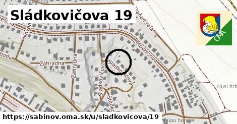 Sládkovičova 19, Sabinov