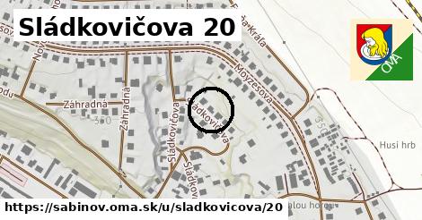 Sládkovičova 20, Sabinov