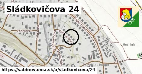 Sládkovičova 24, Sabinov