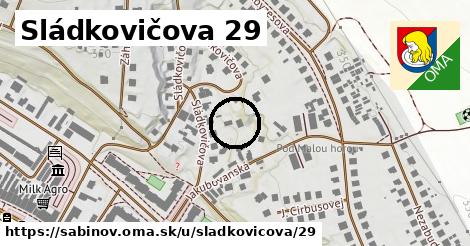 Sládkovičova 29, Sabinov