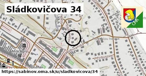 Sládkovičova 34, Sabinov