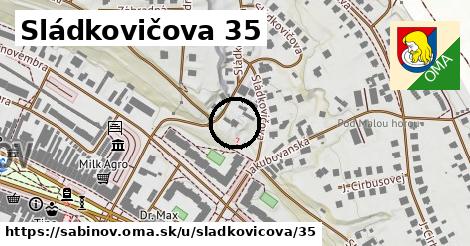 Sládkovičova 35, Sabinov