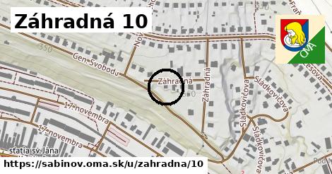 Záhradná 10, Sabinov