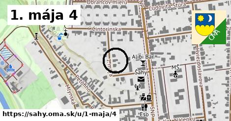 1. mája 4, Šahy