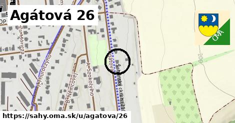 Agátová 26, Šahy