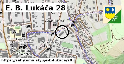 E. B. Lukáča 28, Šahy