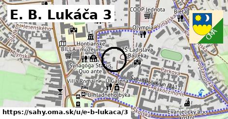 E. B. Lukáča 3, Šahy