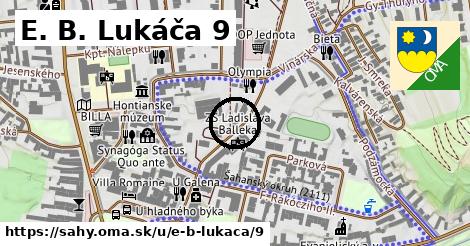 E. B. Lukáča 9, Šahy