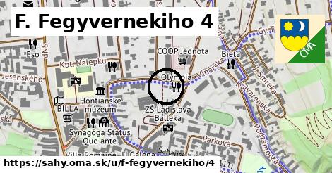 F. Fegyvernekiho 4, Šahy