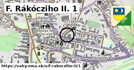 F. Rákócziho II. 1, Šahy