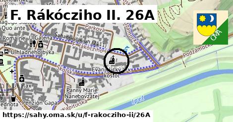 F. Rákócziho II. 26A, Šahy