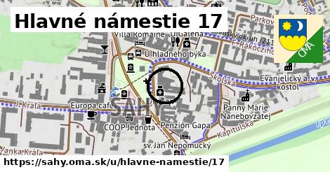 Hlavné námestie 17, Šahy