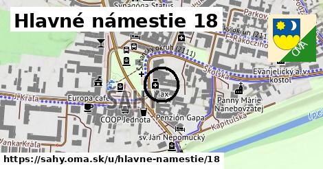 Hlavné námestie 18, Šahy