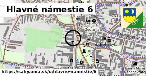 Hlavné námestie 6, Šahy