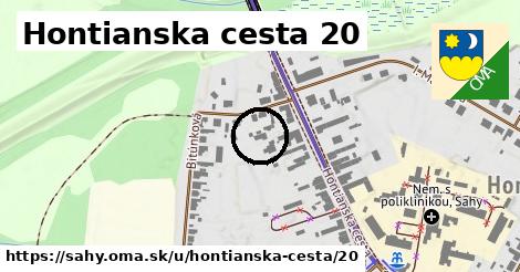 Hontianska cesta 20, Šahy