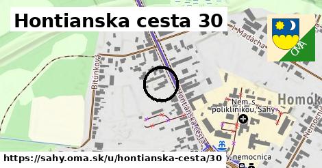 Hontianska cesta 30, Šahy