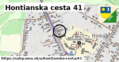 Hontianska cesta 41, Šahy