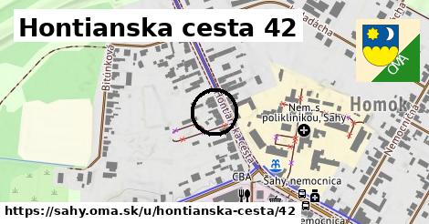 Hontianska cesta 42, Šahy