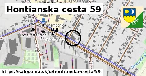 Hontianska cesta 59, Šahy