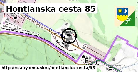 Hontianska cesta 85, Šahy