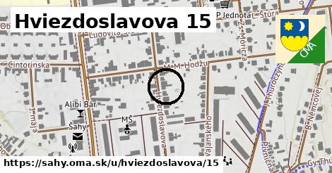 Hviezdoslavova 15, Šahy