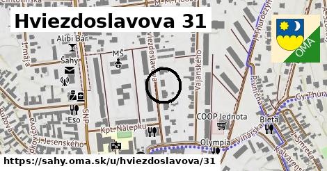 Hviezdoslavova 31, Šahy