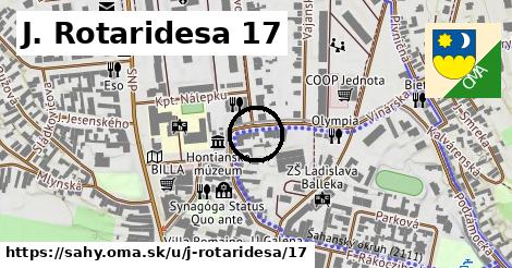 J. Rotaridesa 17, Šahy