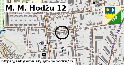 M. M. Hodžu 12, Šahy