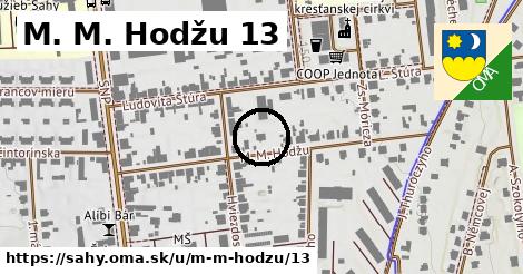 M. M. Hodžu 13, Šahy