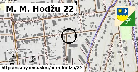 M. M. Hodžu 22, Šahy