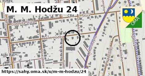 M. M. Hodžu 24, Šahy