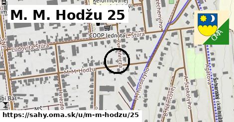 M. M. Hodžu 25, Šahy