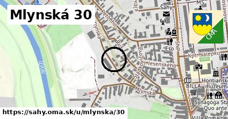 Mlynská 30, Šahy