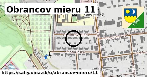 Obrancov mieru 11, Šahy