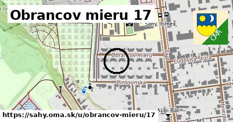 Obrancov mieru 17, Šahy