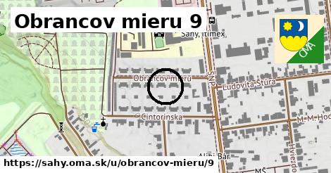 Obrancov mieru 9, Šahy