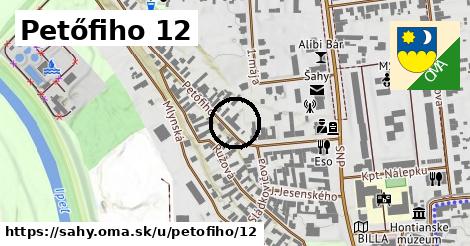 Petőfiho 12, Šahy